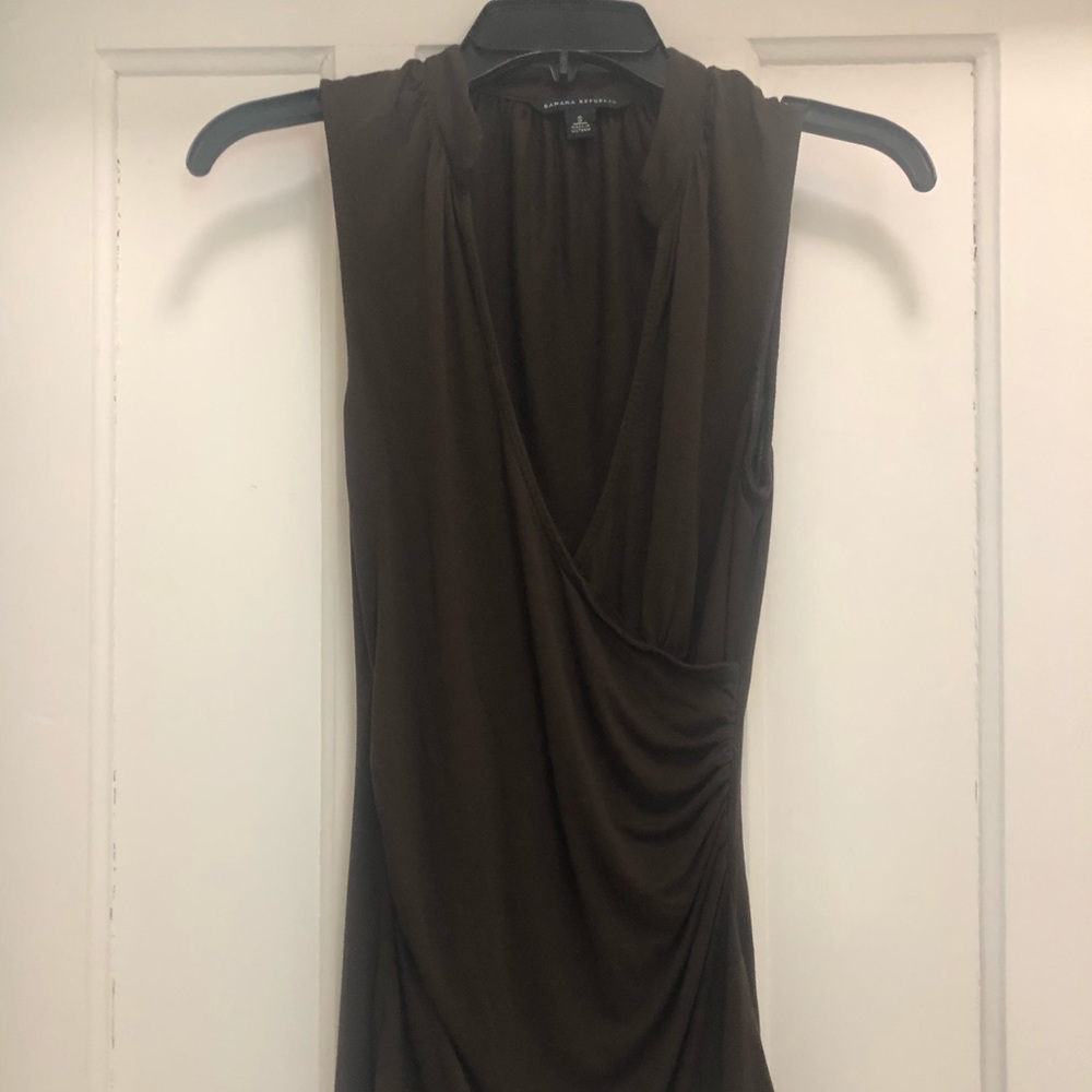 Banana faux wrap tank - Picture 1 of 4
